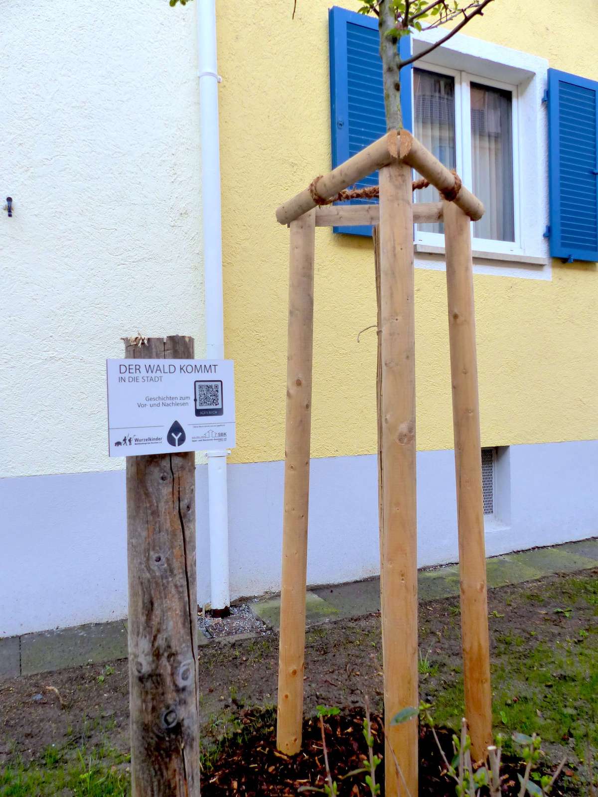 Schild bei Station 4