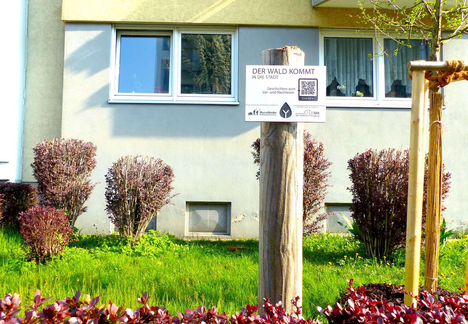 Schild bei Station 5