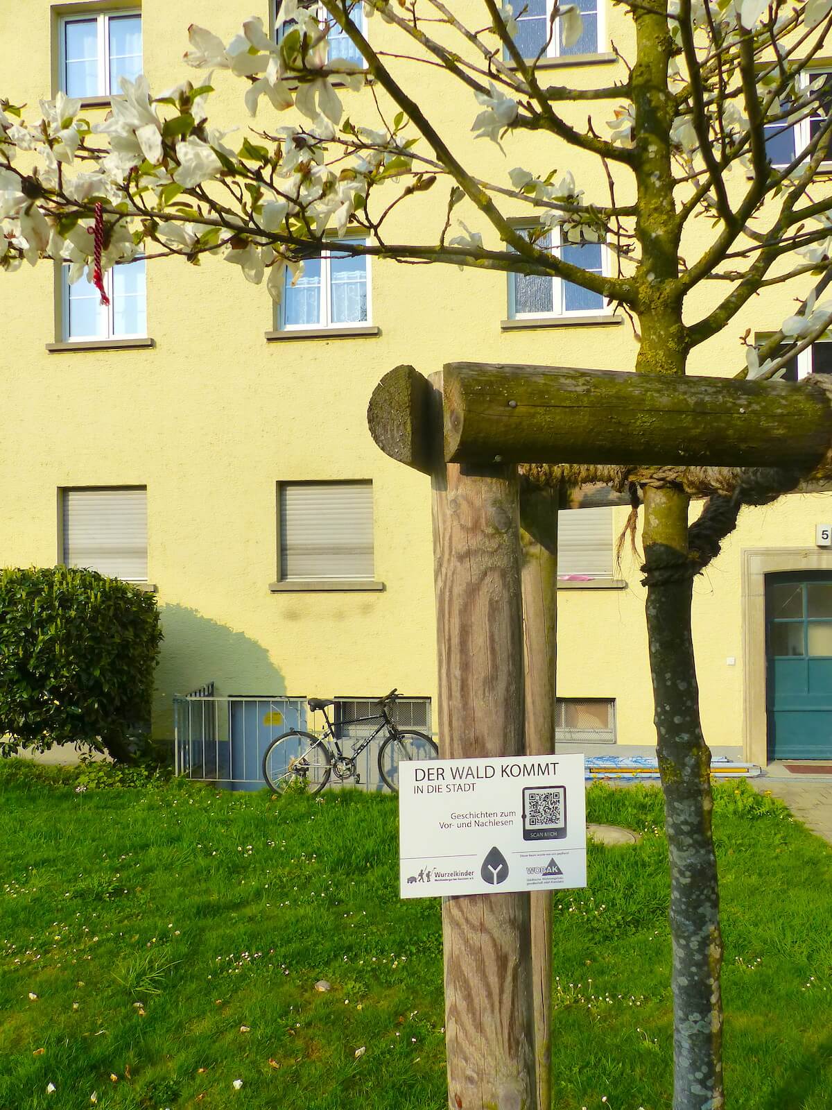 Schild bei Station 10